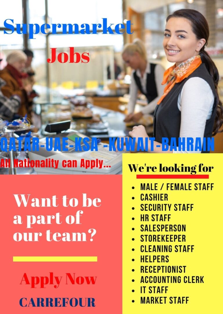 Jobs at Carrefour Hypermarket QatarUAEKSAKuwait OproJobs