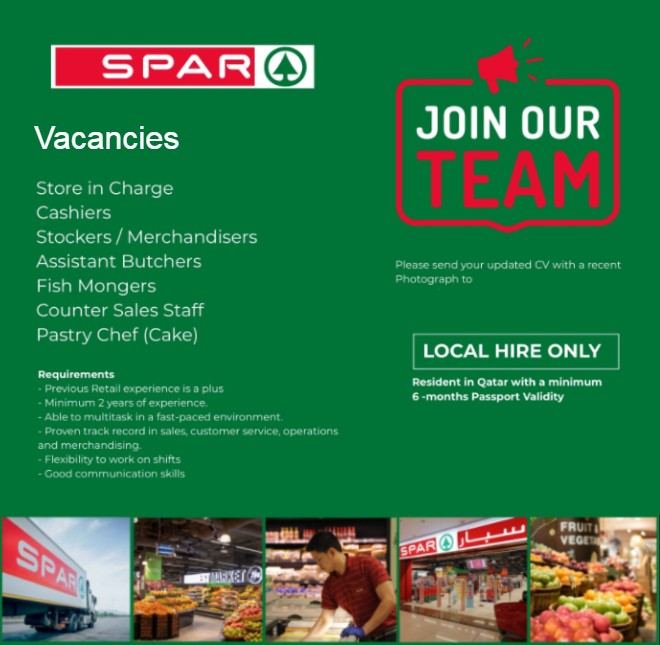 Spar Supermarket Jobs