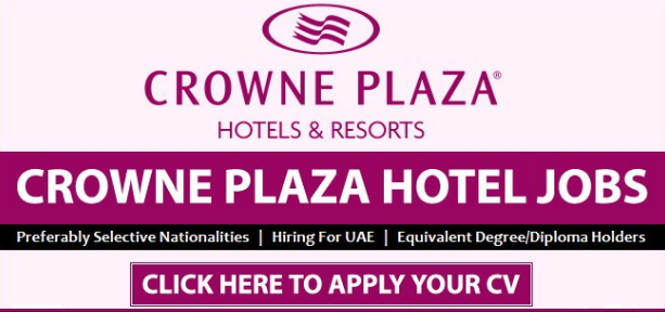 Crowne Plaza Careers in Dubai