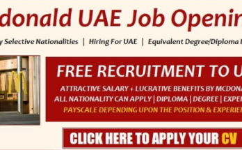 Mcdonalds UAE Careers