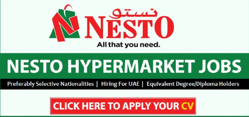 Nesto Hypermarket Jobs In UAE