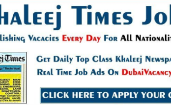 Khaleej Times Jobs in Dubai & UAE