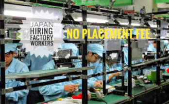Factory Worker Hiring In Japan