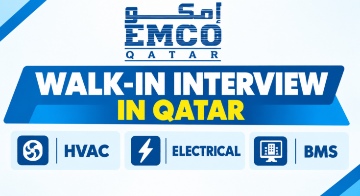 EMCO Qatar Walk-in Interview